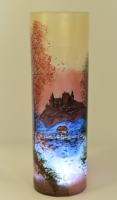 Legras – Grand vase Cylindre