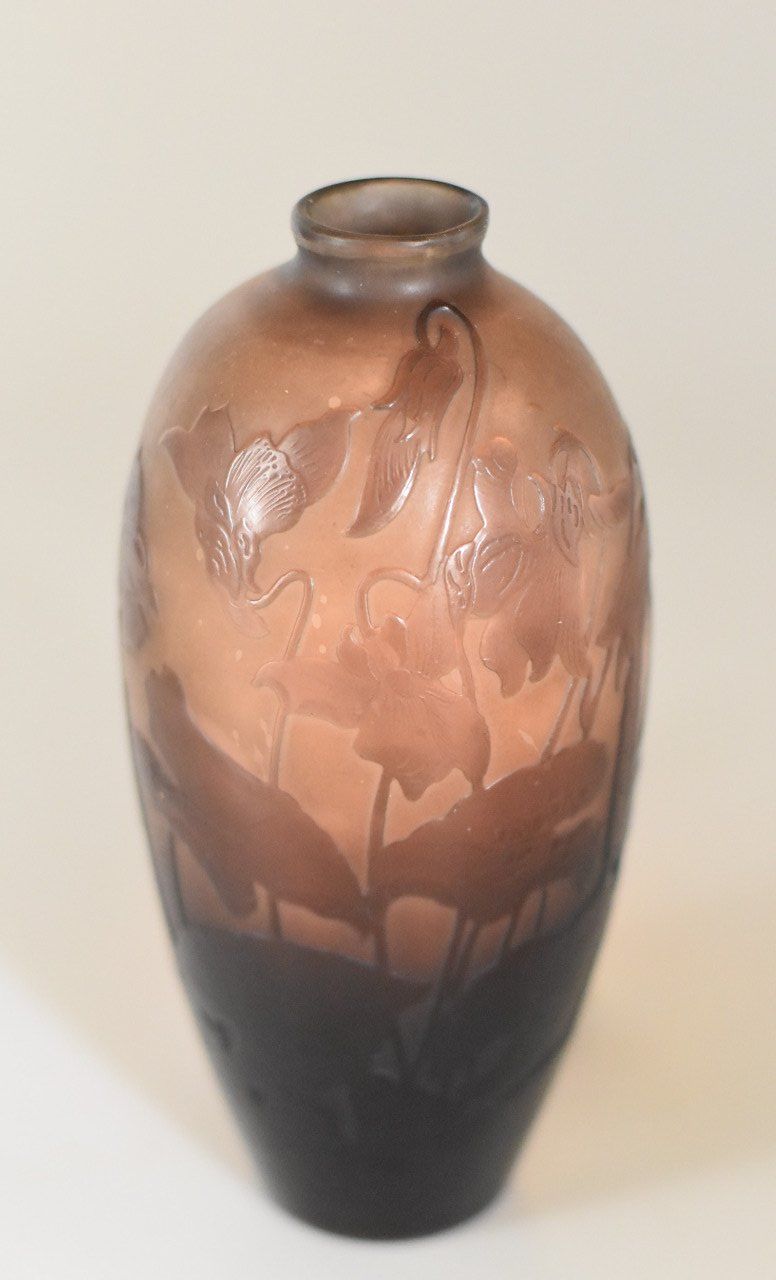D’Argental – Vase ovoïde 