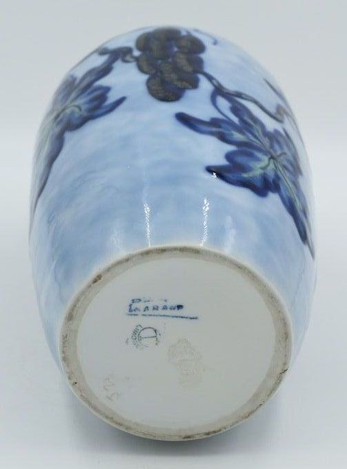 Camille Tharaud - Vase balustre décor pampres de vigne
